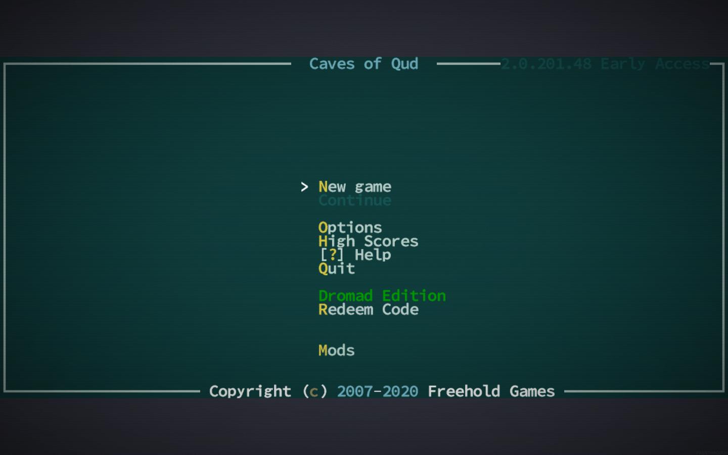 卡德洞窟 Caves of Qud for Mac v2.0.206.66 英文原生版-1