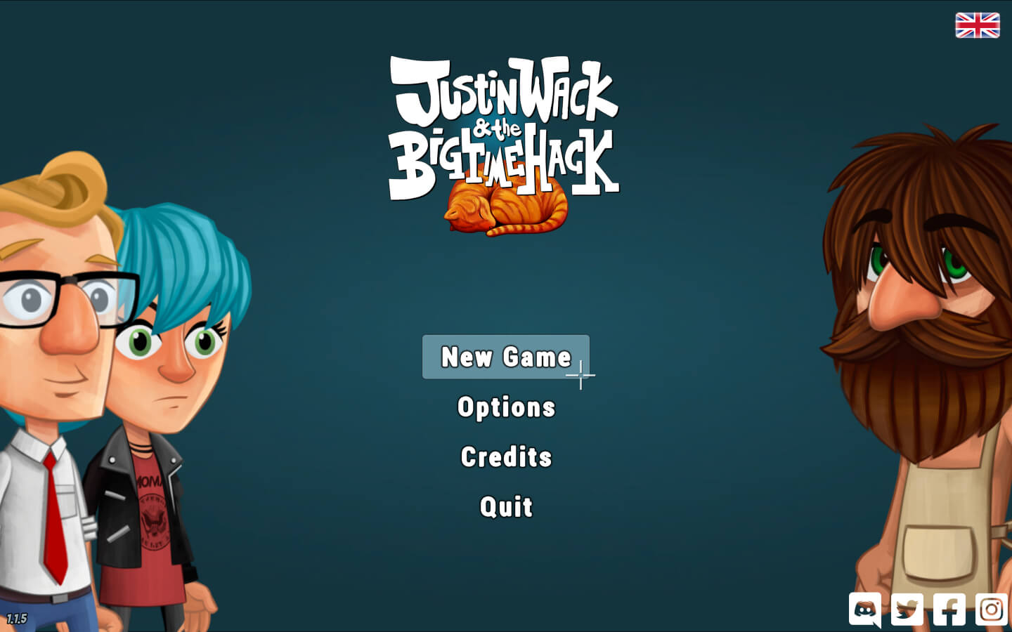 怪客贾斯丁的黑客时刻 Justin Wack and the Big Time Hack for Mac v1.2.5 英文原生版-1