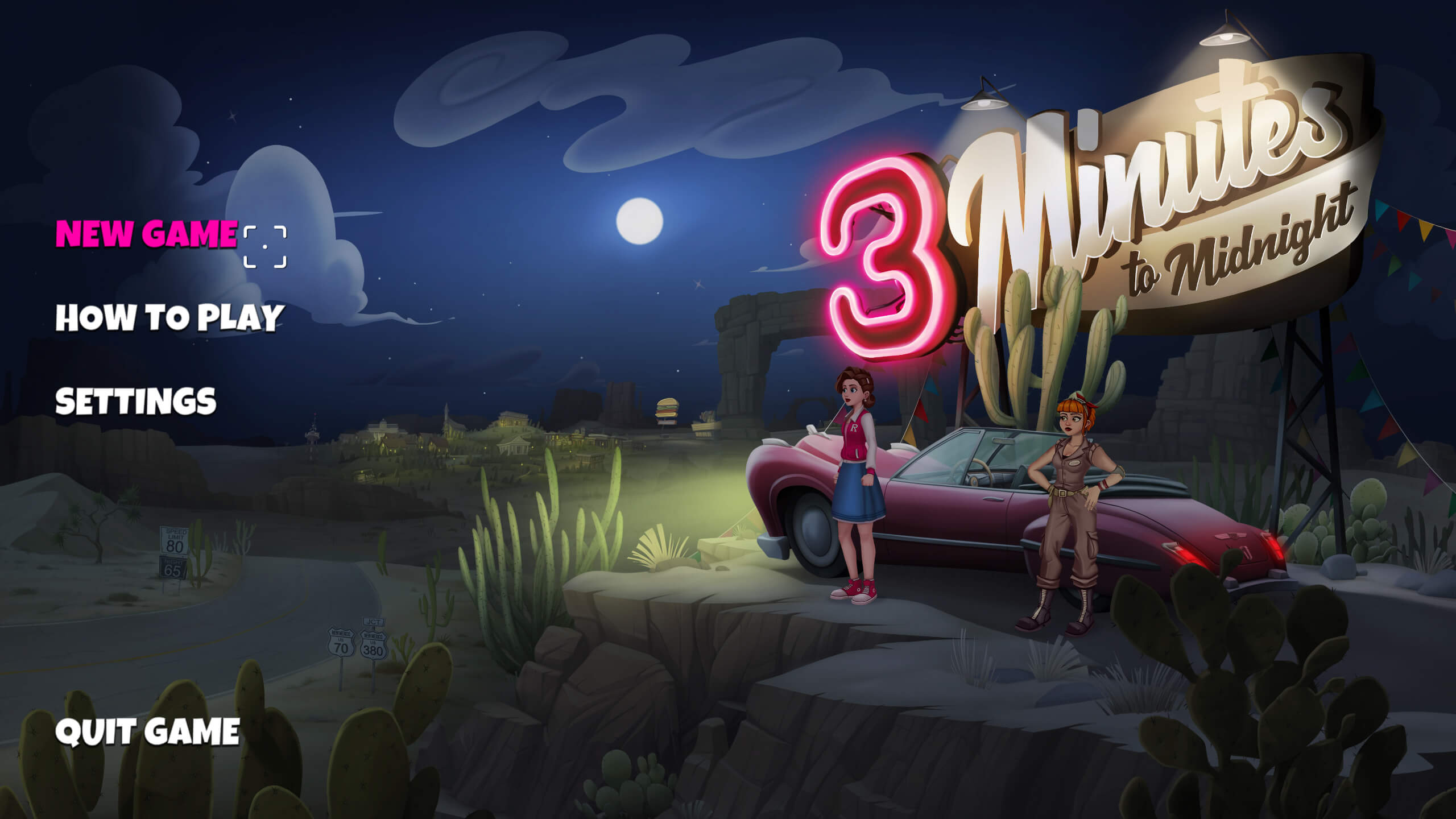 午夜前的三分钟 3 Minutes to Midnight – A Comedy Graphic Adventure for Mac v1.0.6 英文原生版-1