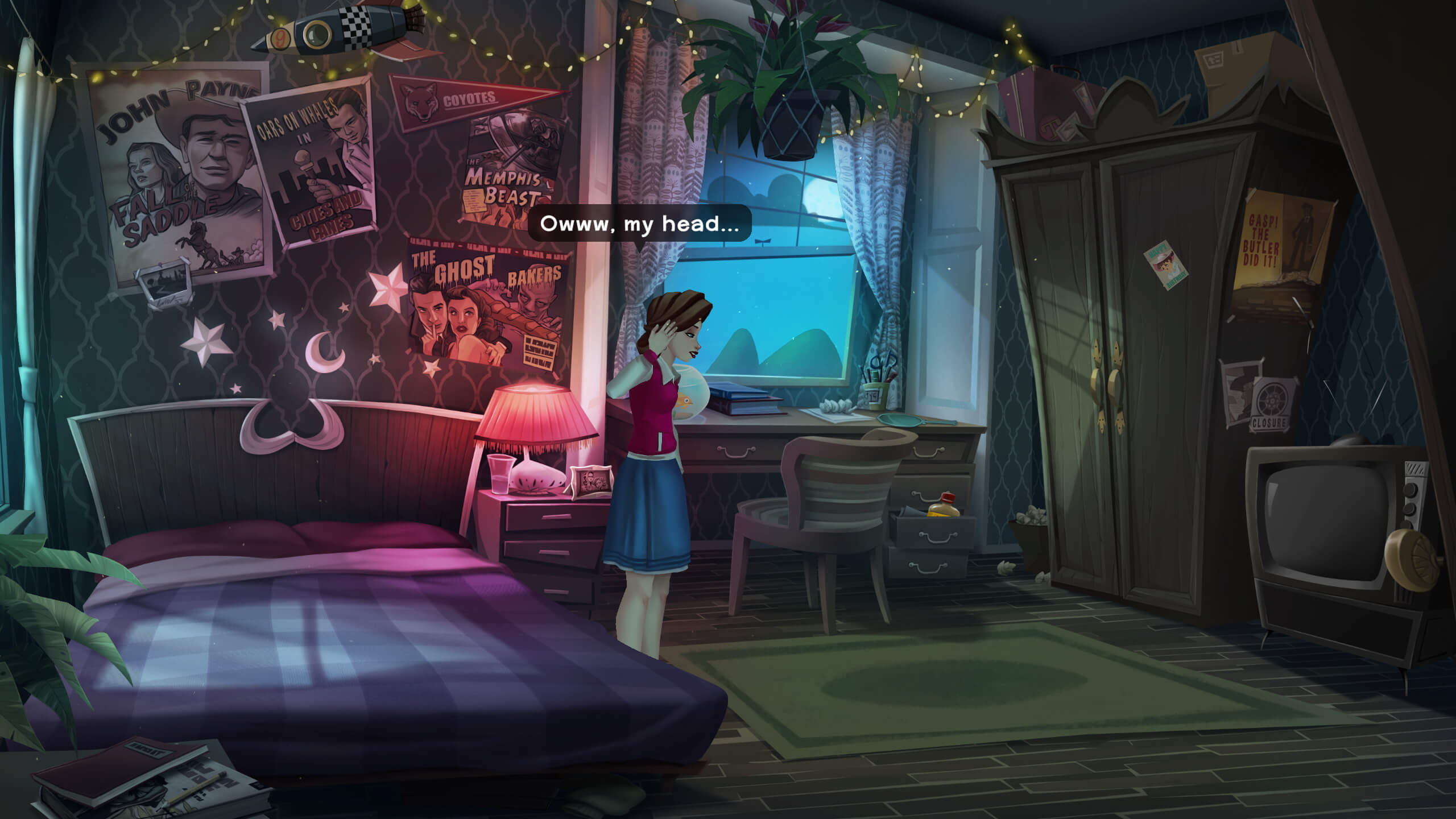 午夜前的三分钟 3 Minutes to Midnight – A Comedy Graphic Adventure for Mac v1.0.6 英文原生版-2